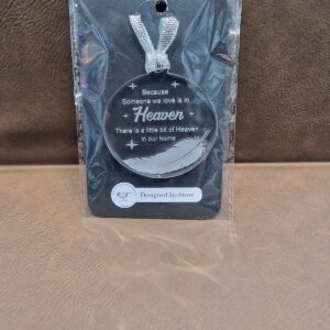 Little Piece of Heaven Clear Acrylic Decoration