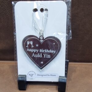Happy Birthday Auld Yin Bottle Charm
